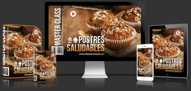 Sazónika - Cursos de cocina. Postres saludables. Comprar el curso.